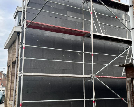 gevel isolatie met EPS 14 cm